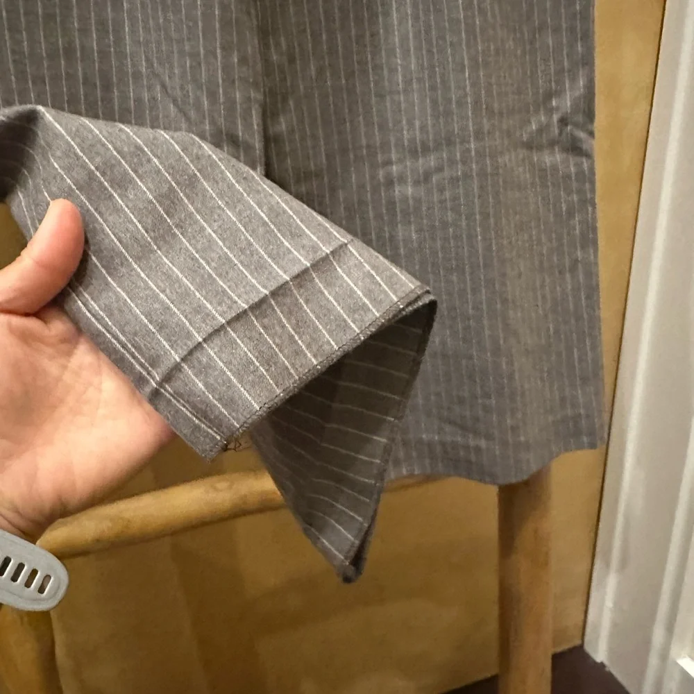 6397 Pinstripe Pull On Pants